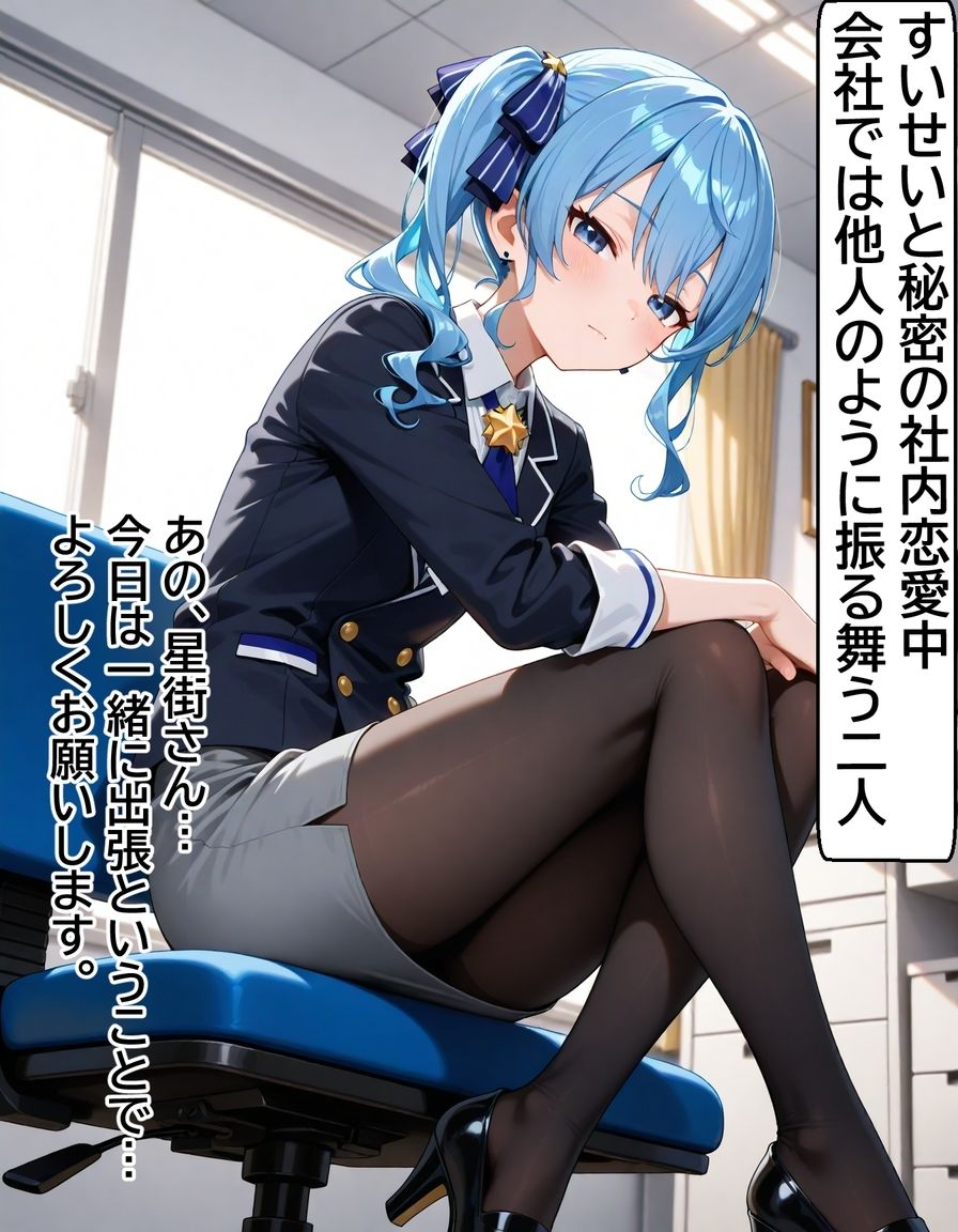 サンプル画像1:会社では冷徹、ベッドでは喘ぐ2 ──星〇すいせい(からあげ) [d_696544]