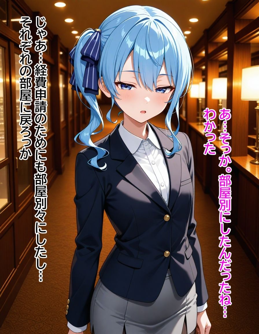 サンプル画像4:会社では冷徹、ベッドでは喘ぐ2 ──星〇すいせい(からあげ) [d_696544]