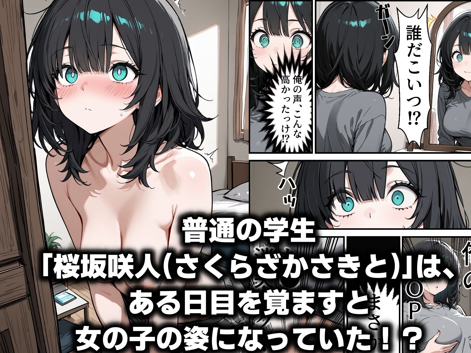 サンプル画像1:普通の男子だった俺がクソビッチなギャルに堕ちるまで(かにたま堂) [d_696937]