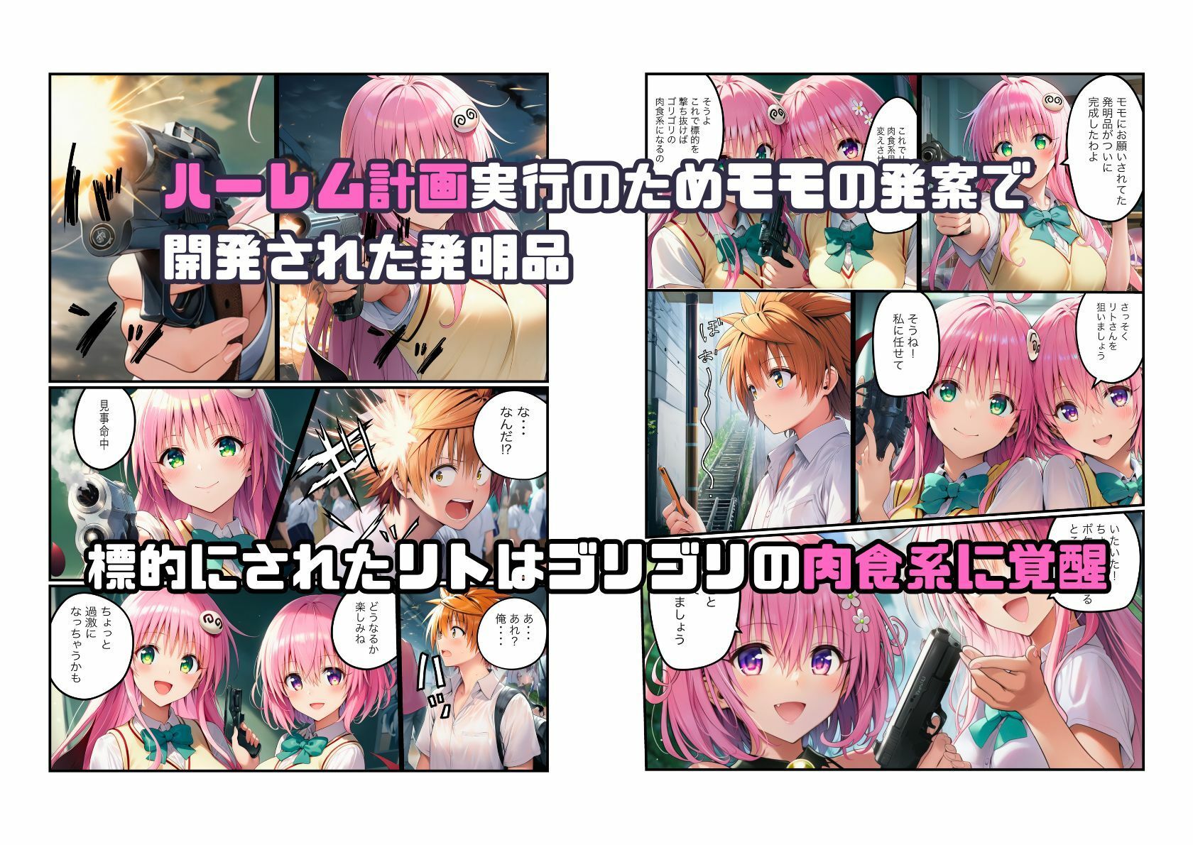 【リト覚醒でわからせ調教】メス堕ちしていくとらぶる美女たち 画像1