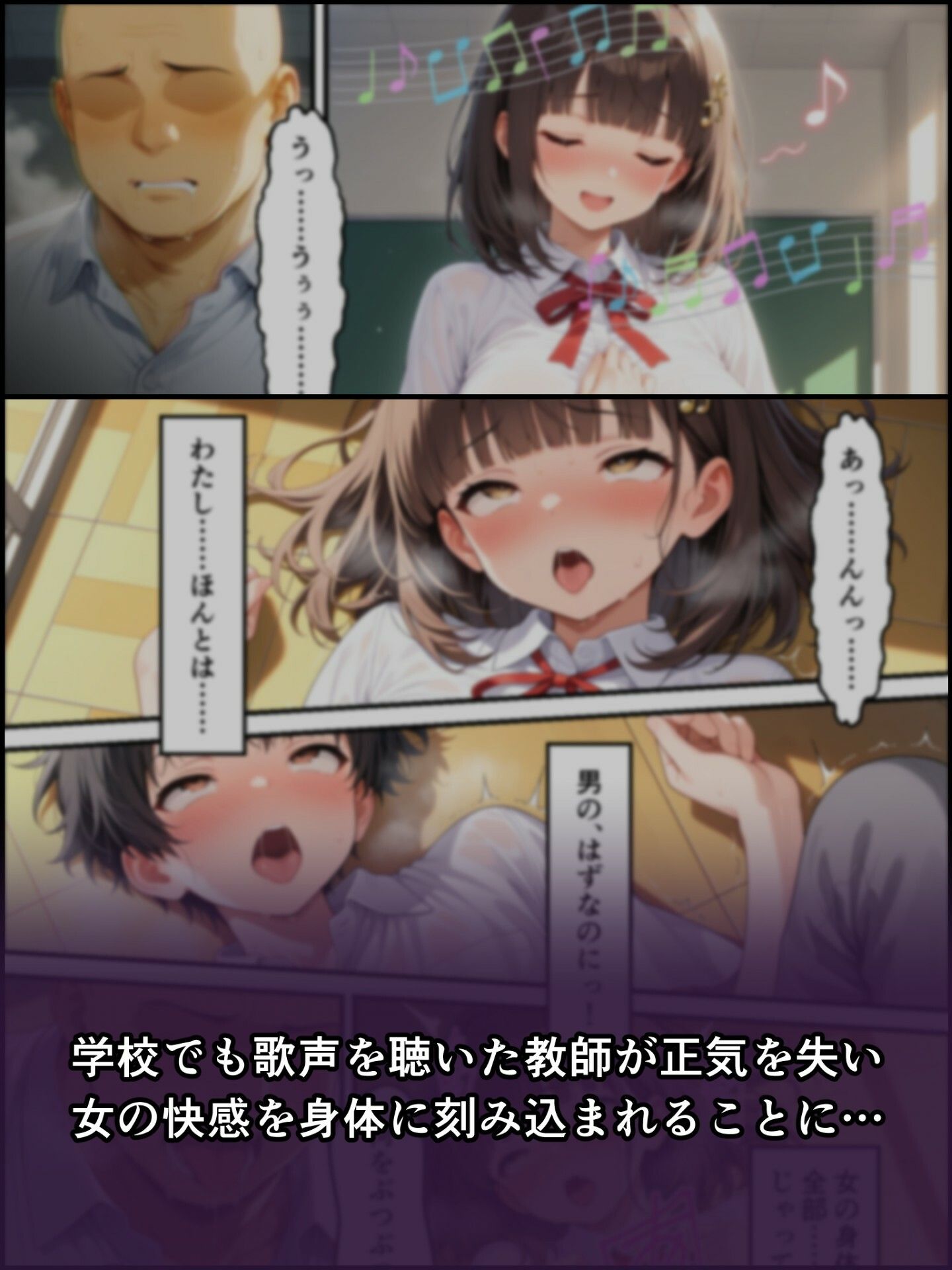 蝕宴のコラプティオ 淫魔シスターの呪いで少女に変えられた幼馴染が、歌の魔力でギャル淫魔に堕ちるまでの10日間 画像6