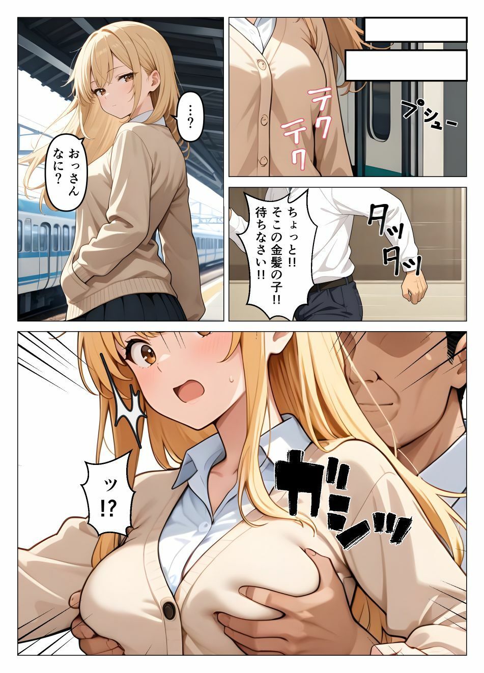 俺は治安保護員！！悪い子には性的罰を与える！！ 画像2