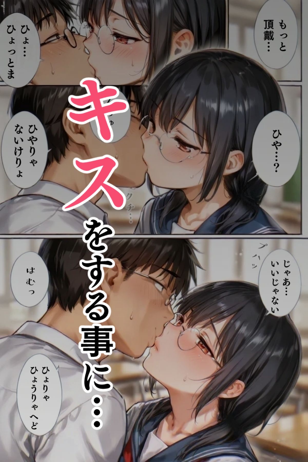 サンプル画像2:地味なクラスメイトがえちえちチサキュバスだった件について(すったもんた) [d_698105]