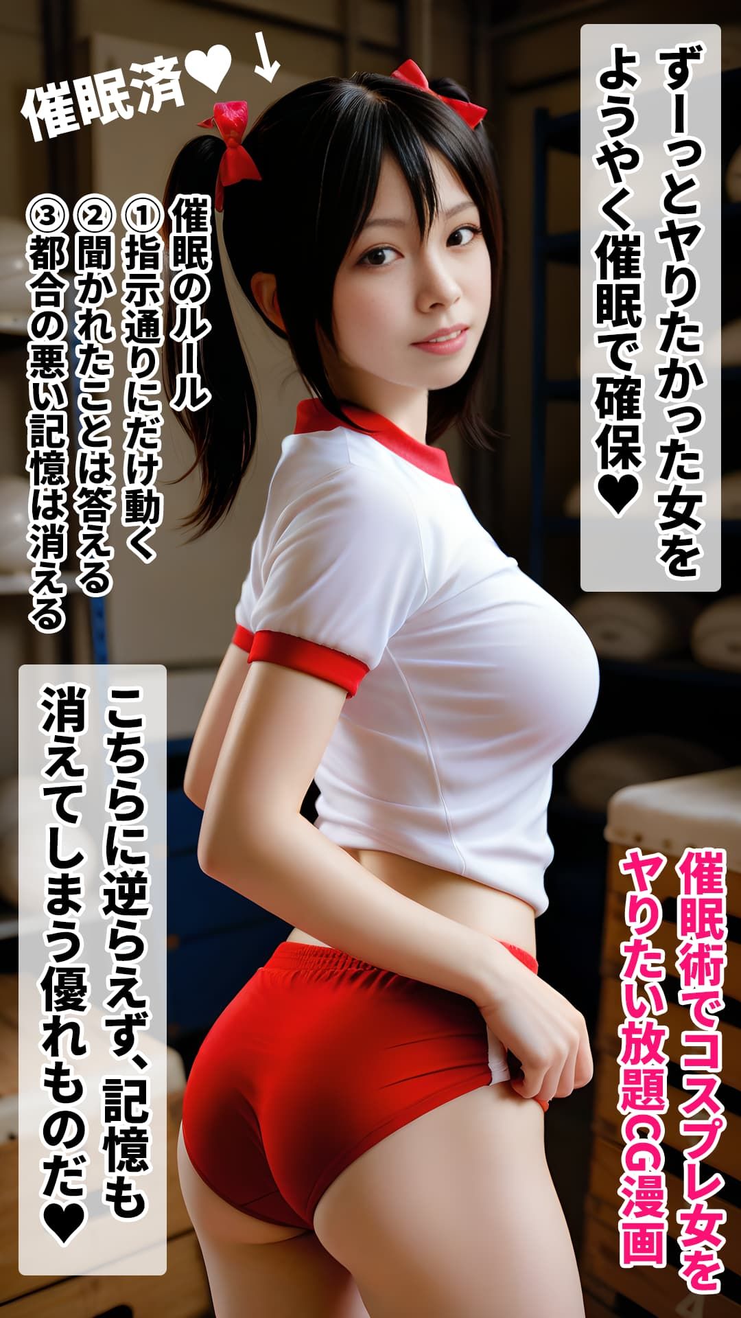 サンプル画像2:催●術でコスプレ女をヤりたい放題CG漫画  佐々木美玖編(Nyanpara) [d_698145]