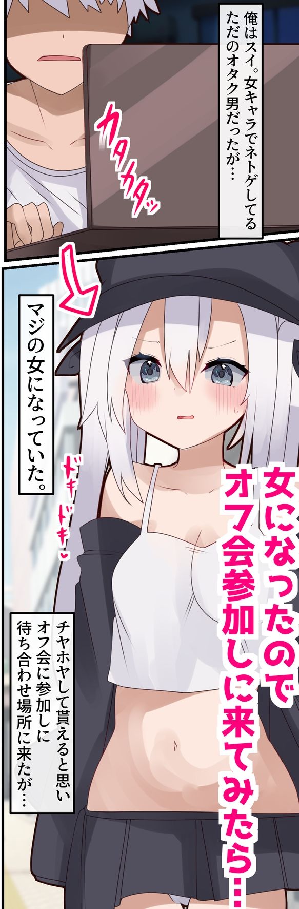 TSした俺がネトゲオフ会で会った家出少女と仲良くなったけどおじさんに犯●れた話。