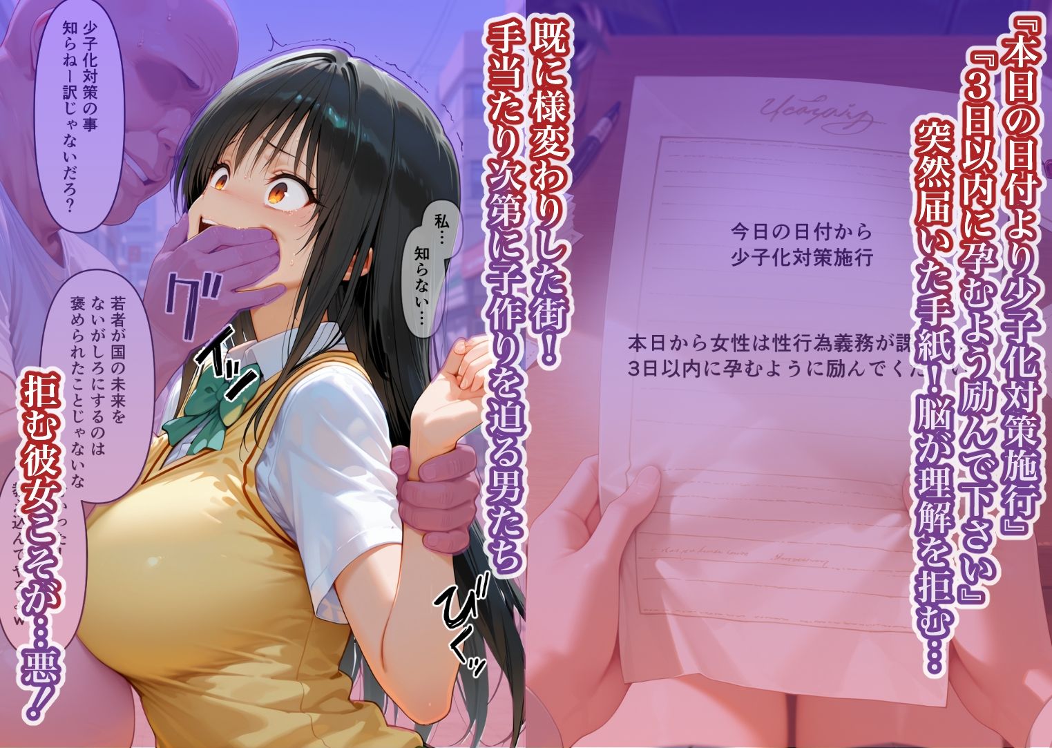 サンプル画像1:監禁アクメ地獄 孕んでも解放されない 快楽の牢獄 古〇川編(えちち工房) [d_698424]