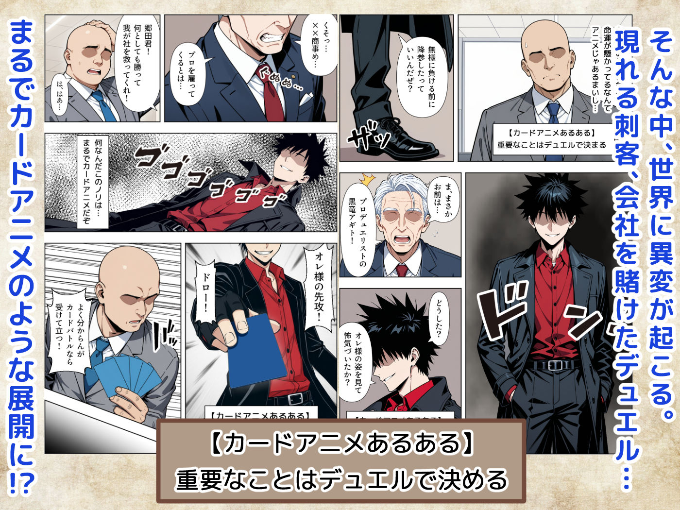 サンプル画像2:カードアニメあるあるの世界で無双してみた(ベビーリーフ工房) [d_698428]