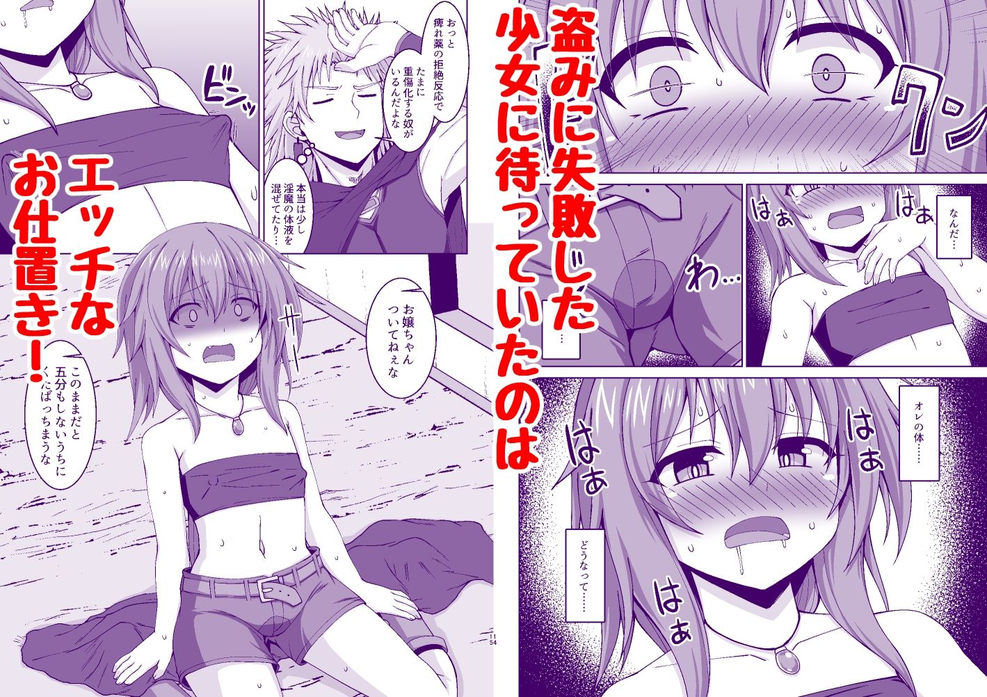 幻想妊婦臨歓  悪いシーフ娘がお仕置きされてボテ腹売春娘に堕とされる本 画像1