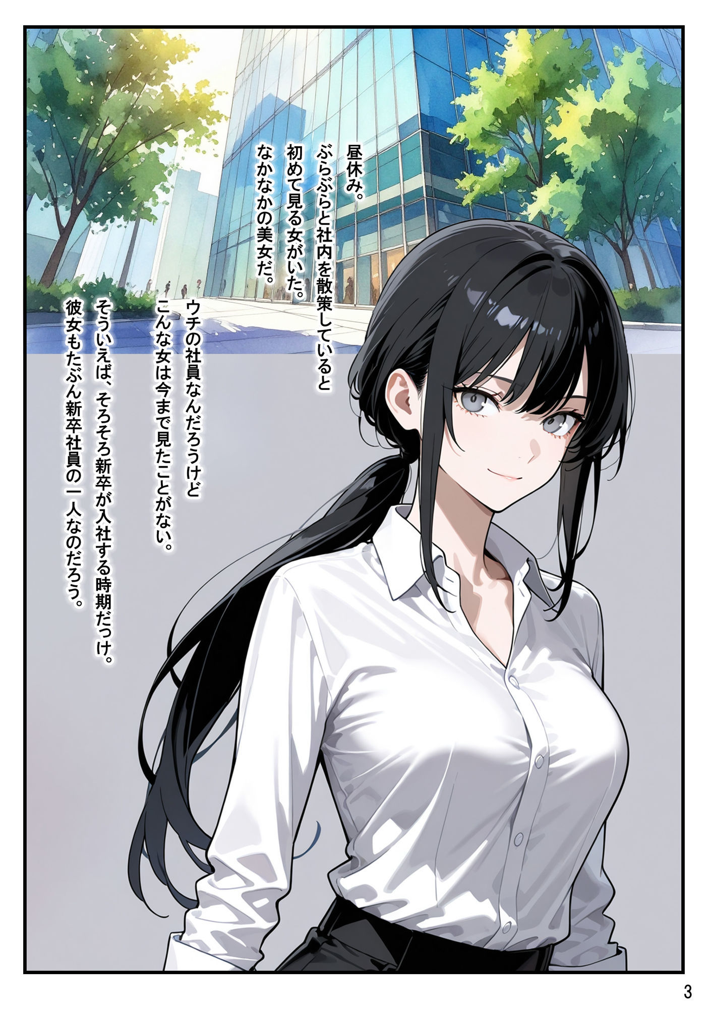 サンプル画像2:総務部慰安課3〜性処理業務に従事するOLさん〜(にわとりまんじゅう) [d_699301]