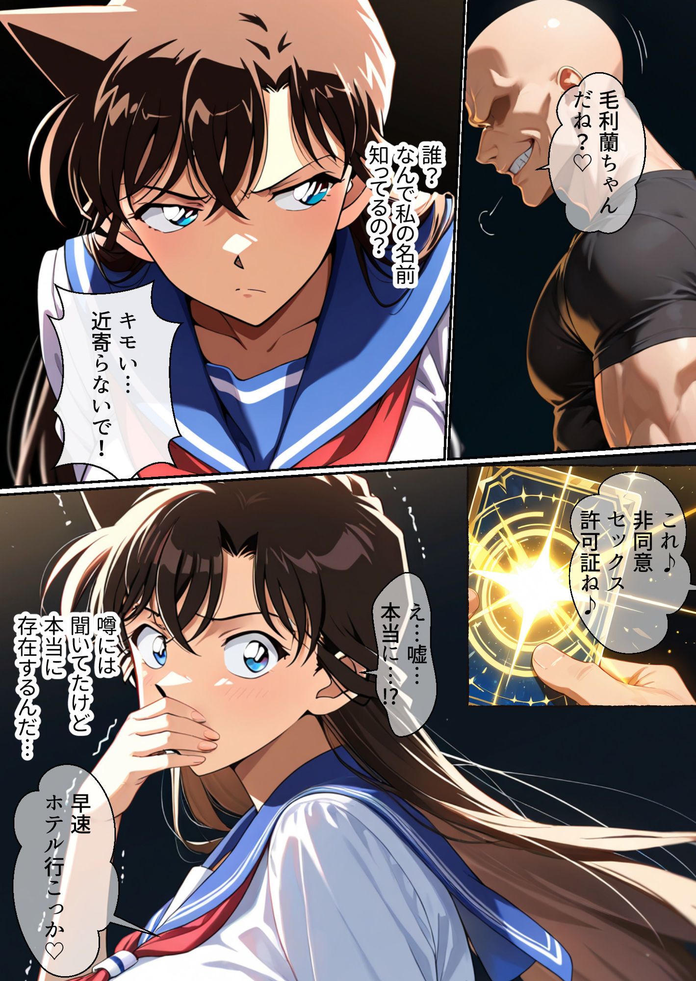 非同意性交許可証で名探偵美女たちと俺だけのハーレムを築く 1 画像3