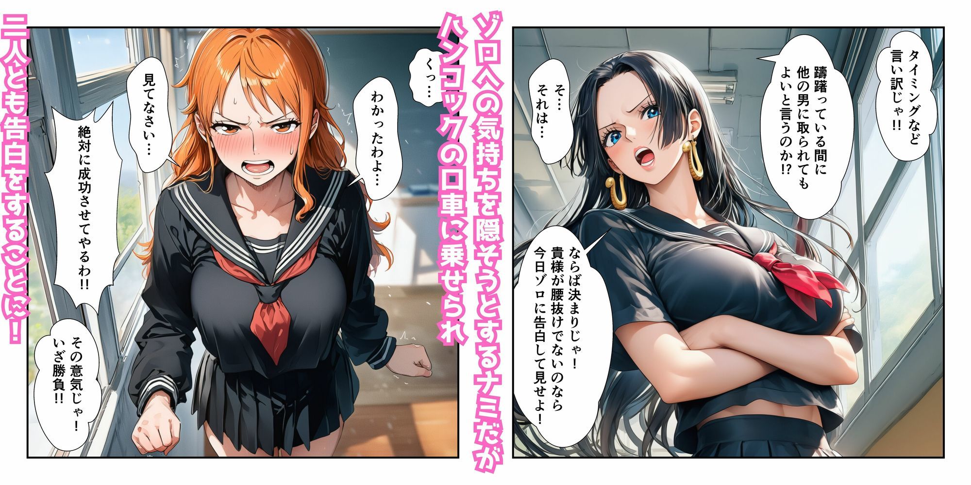 催●レ〇プでイキ狂い！？ ナミ＆ハン〇ック強●快楽堕ちSEX 画像2