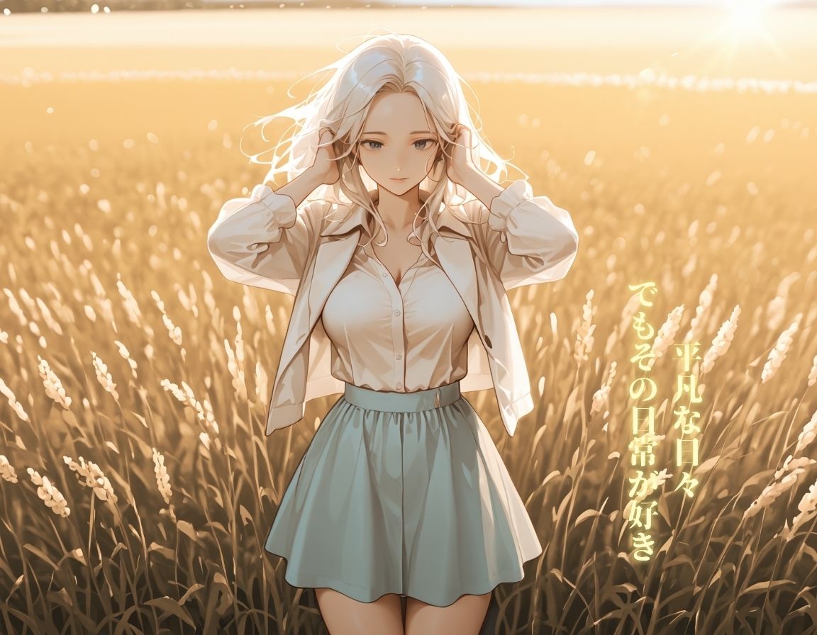 サンプル画像1:本性〜人には言えない秘密2〜銀髪の女の子(密室クラブ) [d_699578]