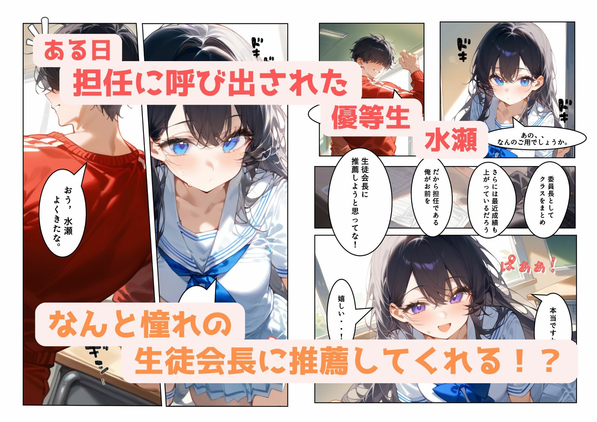 サンプル画像1:優等生の秘密〜大好きな彼女が堕ちていく〜(あいぴーす) [d_699582]