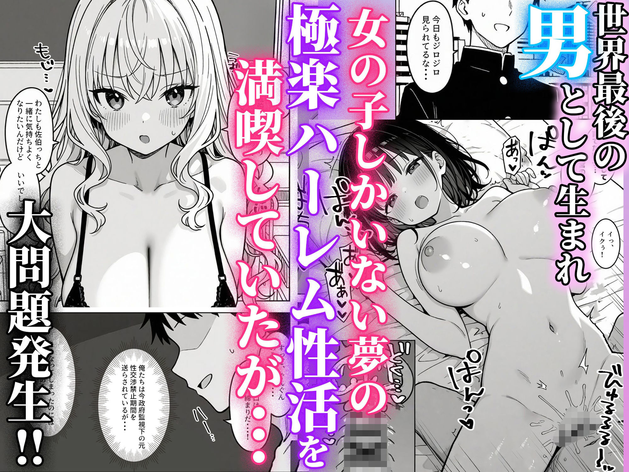 サンプル画像1:ハーレム学園性活で金髪ギャルのクラスメイトに射精管理される日々(ハメ撮り屋) [d_699797]