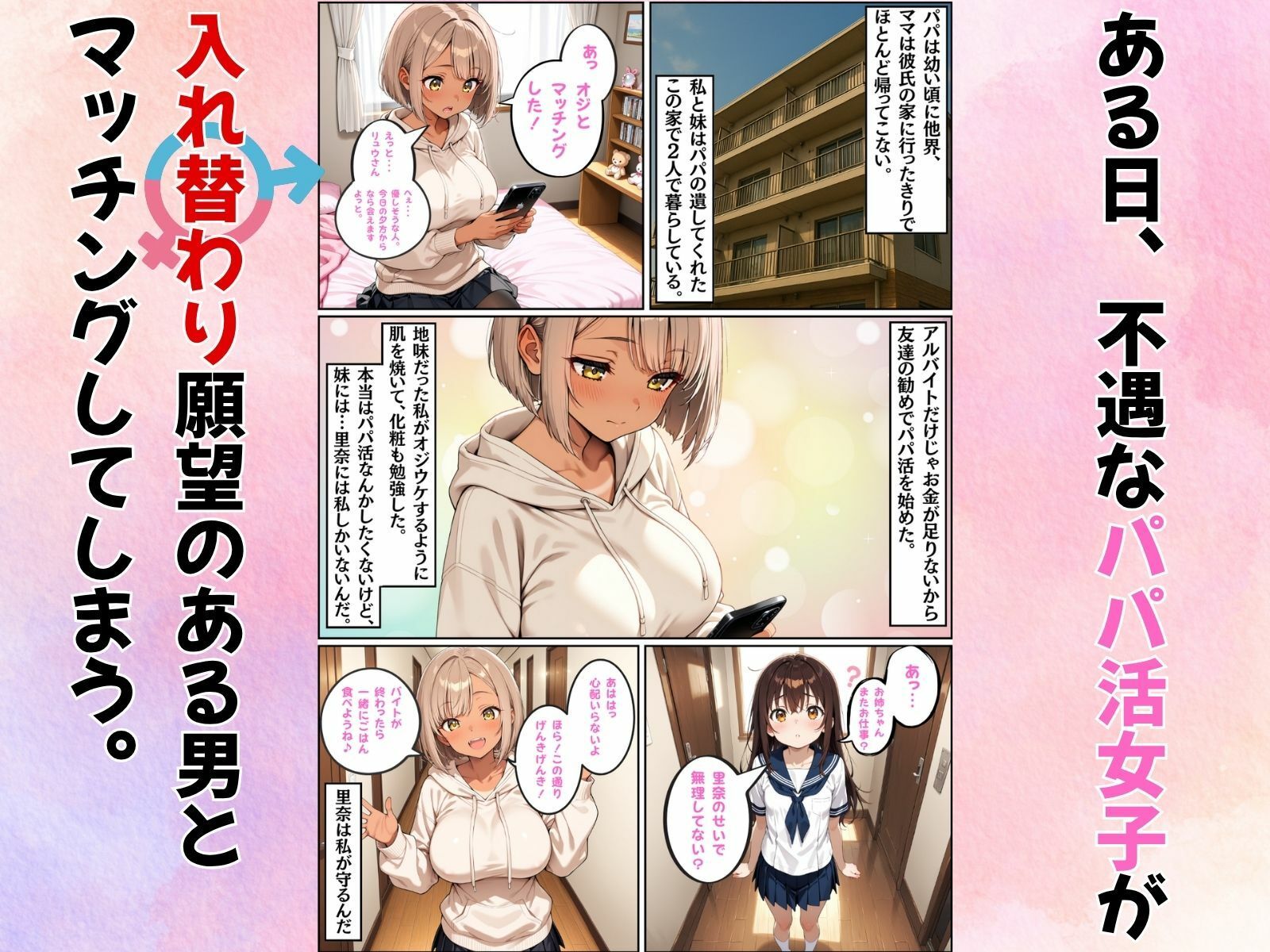 パパ活女子が冴えないおじさんに体を奪われて好き放題使われた件 画像2