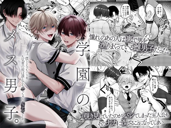 学園のメス男子。ねぇ僕とえっちしよ？人気者の彼は誰とでもヤっちゃうビッチ穴でした。
