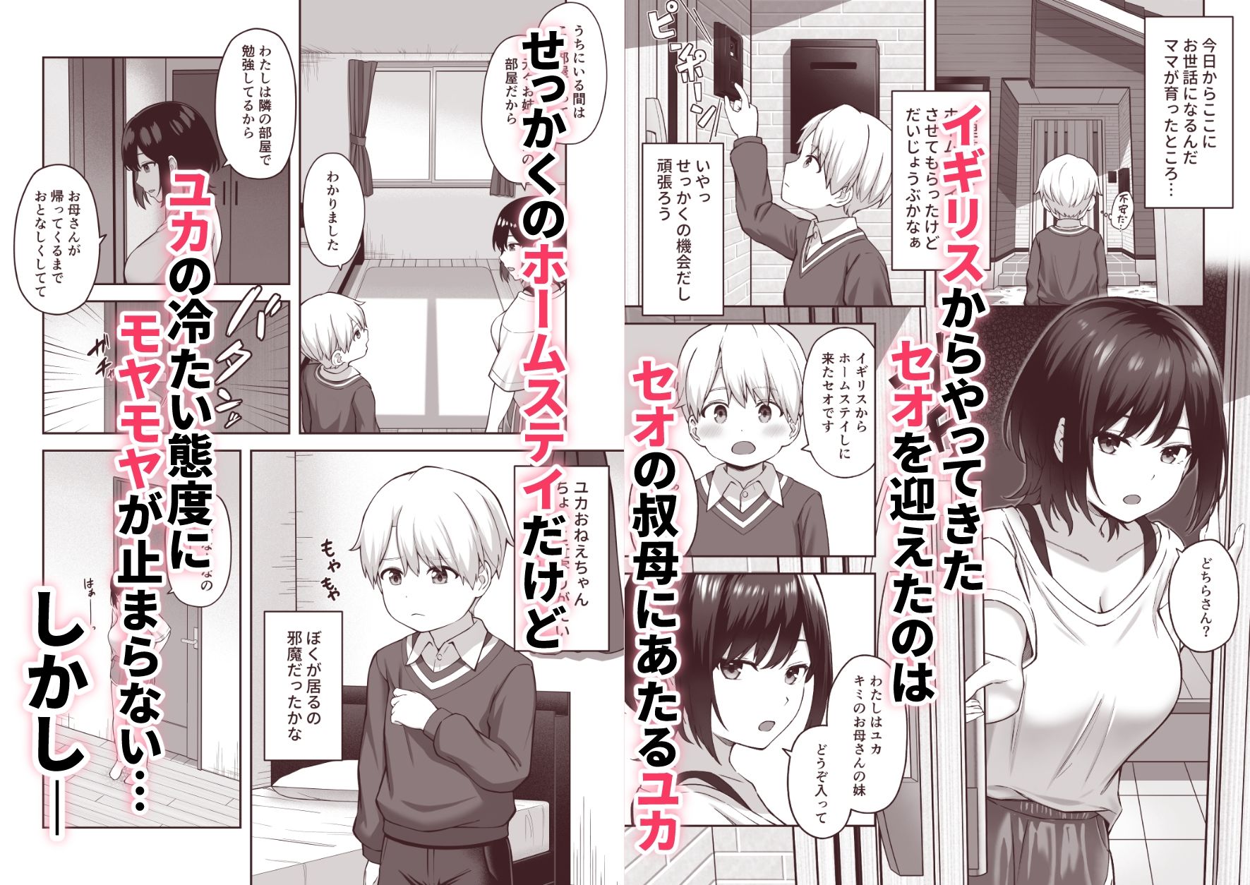 ホームステイでお姉ちゃんとのサンプル画像2