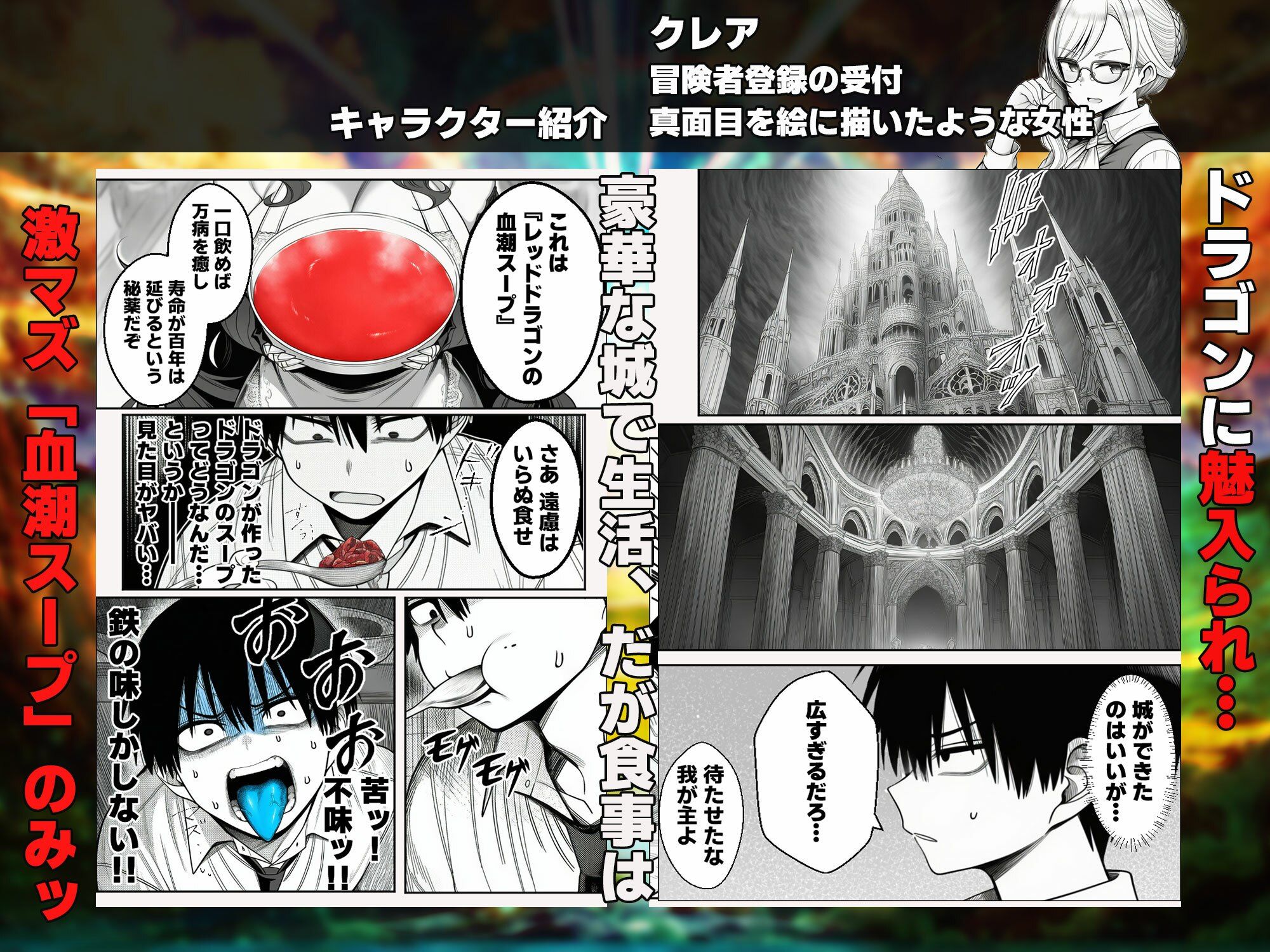 サンプル画像4:『運気ゼロ、でも「ちんビジュ」はSSSランクの俺が、「ちんみせ」だけで異世界を生き抜く話 〜神に呪われた不幸スキル、でも股間の祝福だけはカンストしてました〜』VOL.1(炎帝龍イグニス) [d_701398]