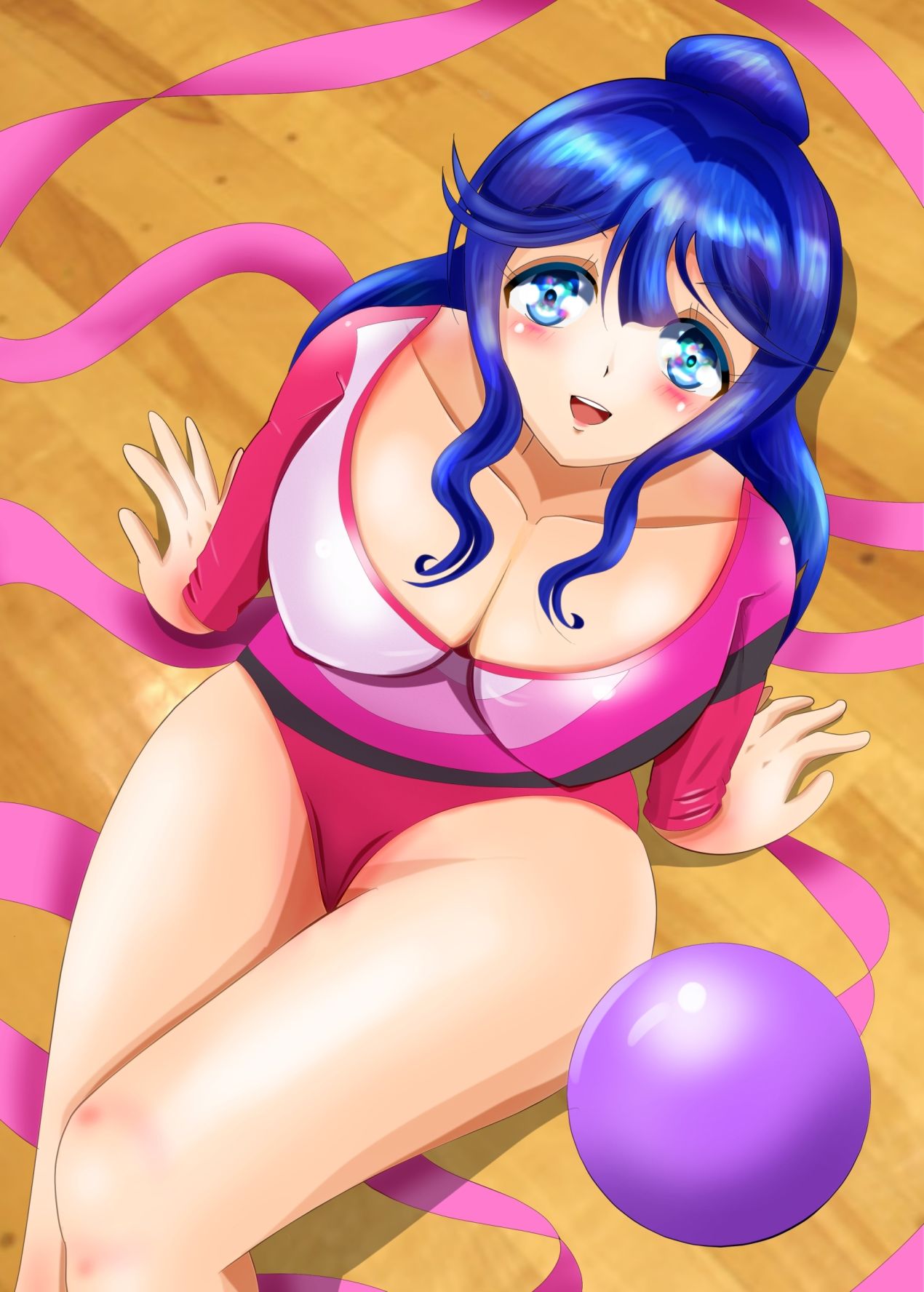 続・密着！ゆらちゃん先輩のレオタード 画像5