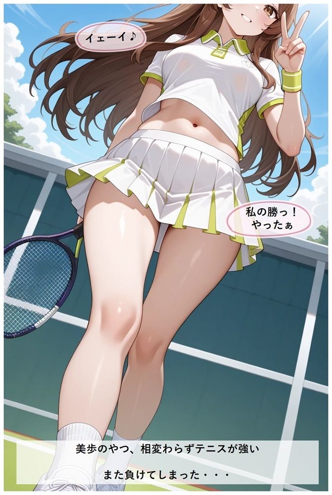 サンプル画像1:テニス部の紅一点  これが巨乳「性」活だ(銀狼) [d_701540]