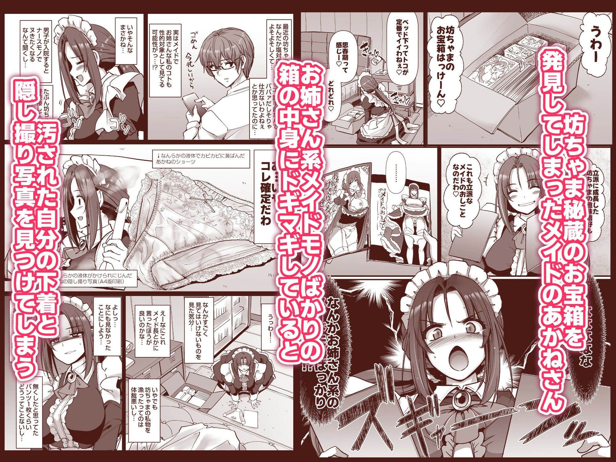 サンプル画像2:ポンコツ独身メイドあかねさん（28）(人生横滑り) [d_701544]