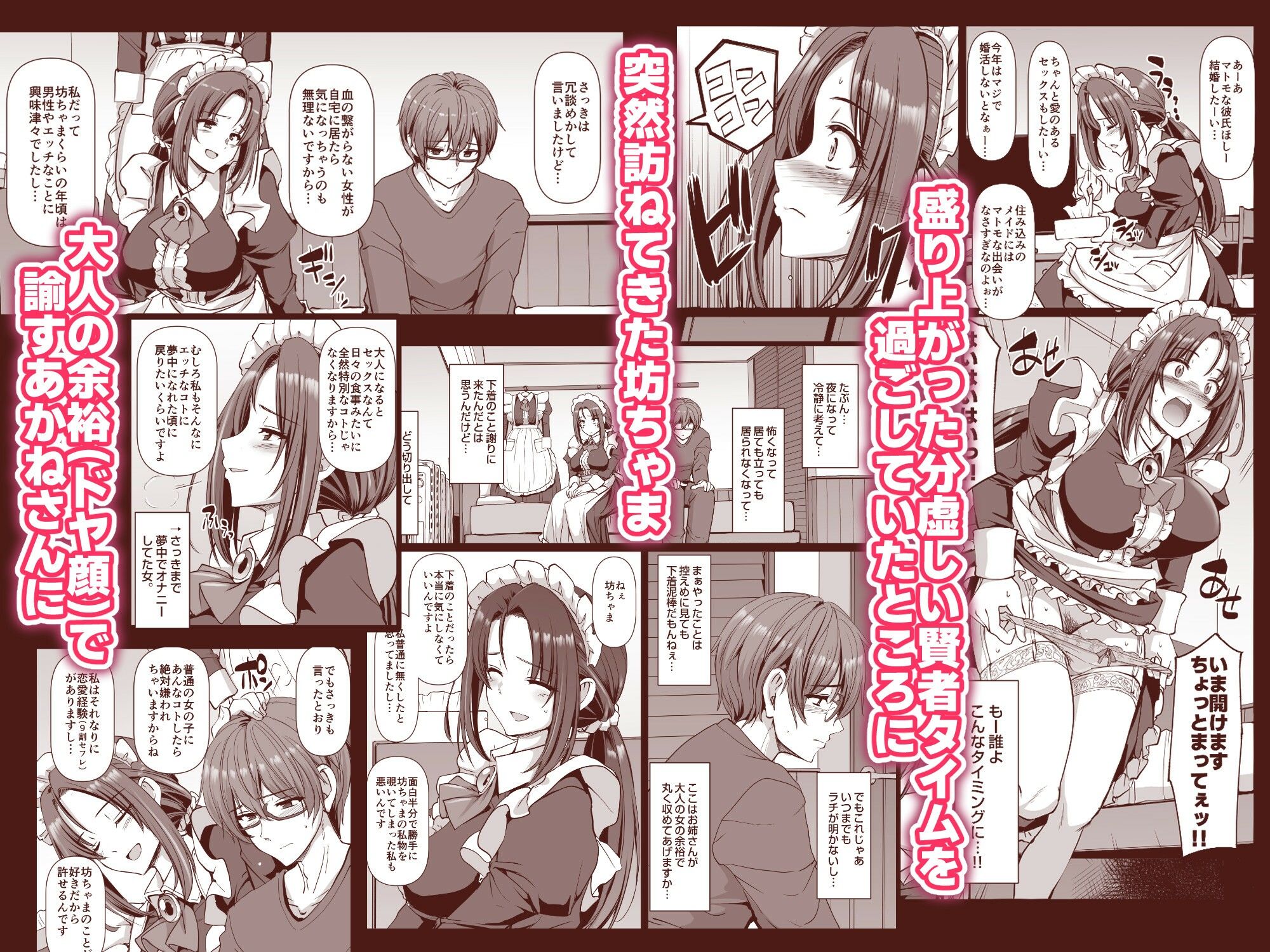 サンプル画像5:ポンコツ独身メイドあかねさん（28）(人生横滑り) [d_701544]