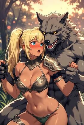 サンプル画像1:元男のオレが異世界でカタブツ狼に滅茶苦茶にされる話(黒狐) [d_702583]