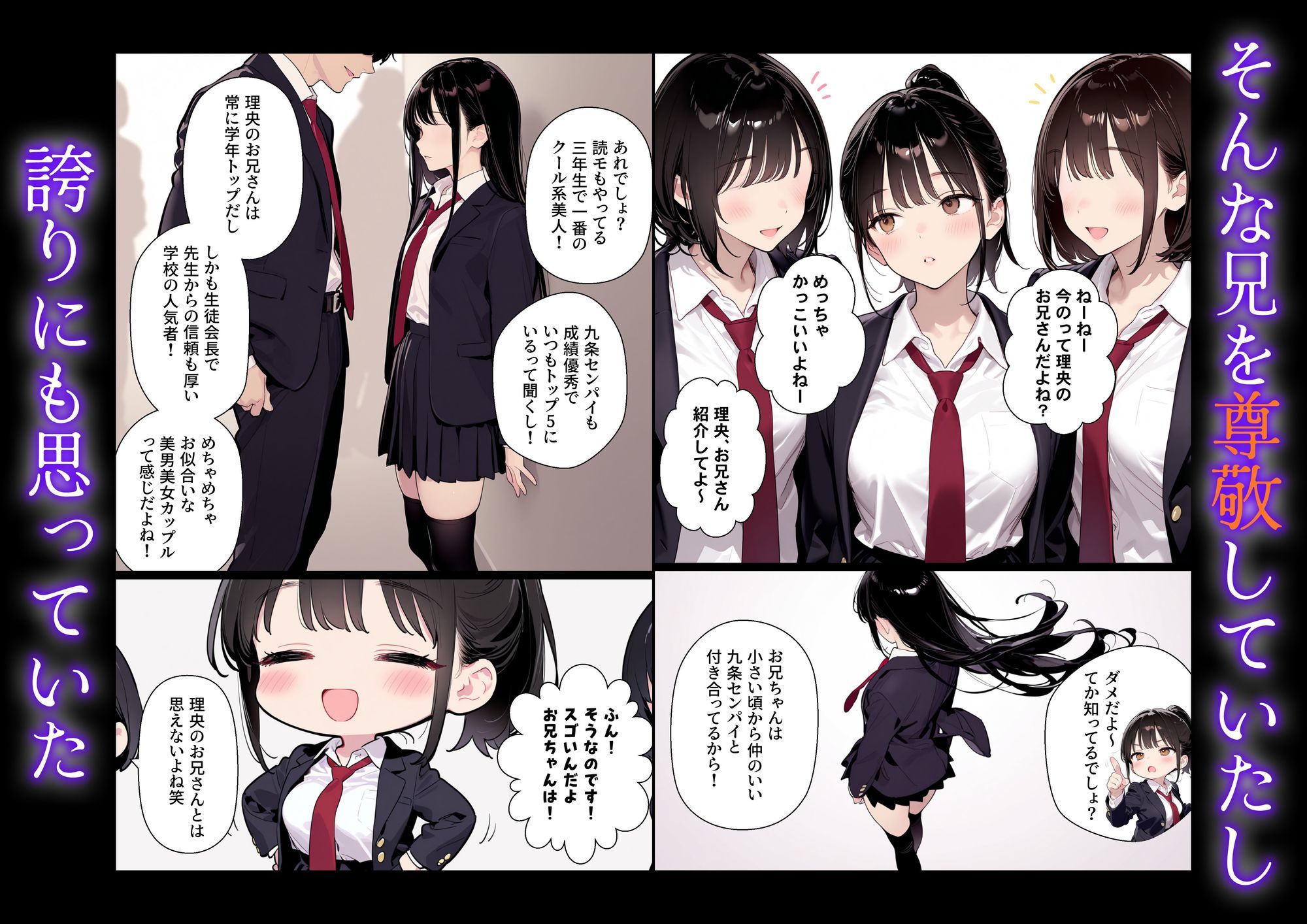 サンプル画像2:完璧だった兄が彼女にフラれて崩壊、妹への中出し依存セックスがもう止まらない(ニーハイ堂) [d_703578]