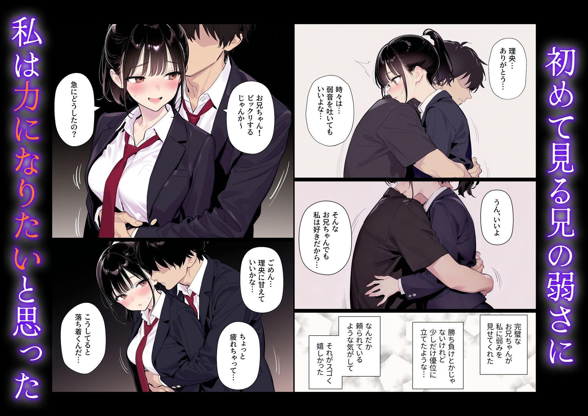 サンプル画像4:完璧だった兄が彼女にフラれて崩壊、妹への中出し依存セックスがもう止まらない(ニーハイ堂) [d_703578]