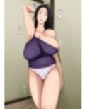 おっぱいチラ見せ  だらしない格好でうろつく母親が  エロ過ぎて我慢できない