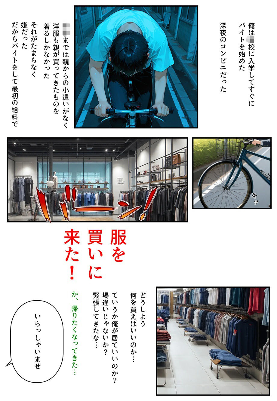 サンプル画像4:モテるために必要な事を俺が教えてやる 俺はこれで…  お洒落なアパレル店員とエッチした話(猫庵) [d_704127]