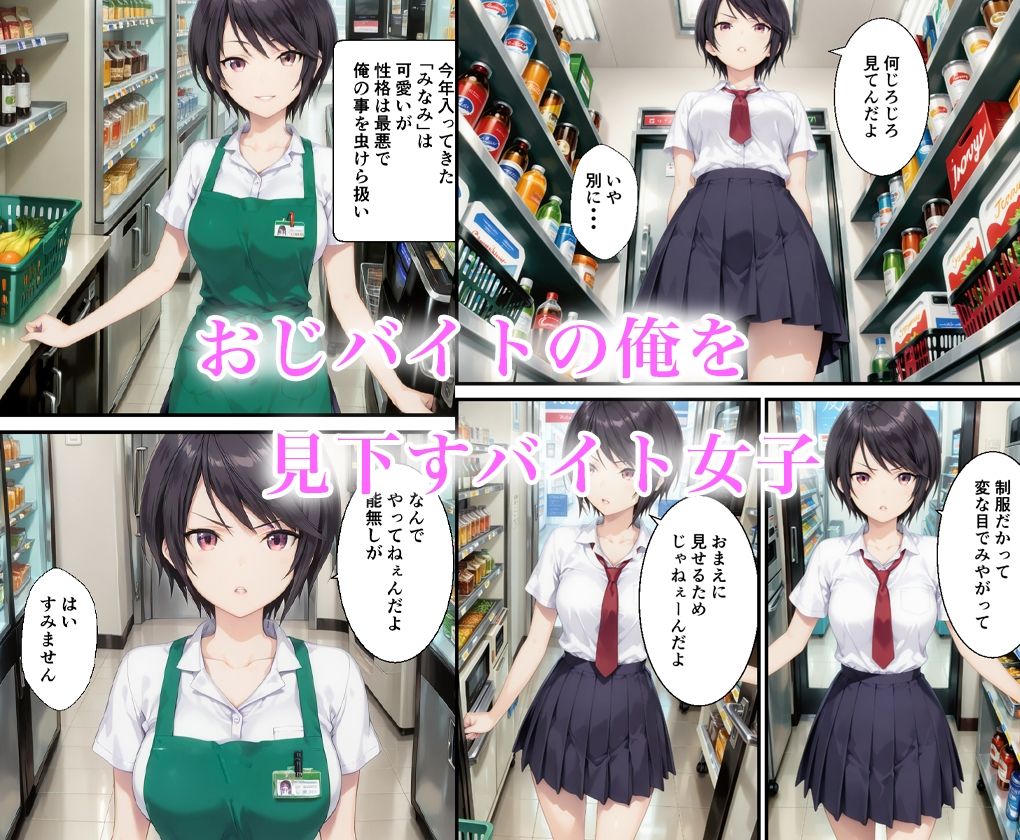 俺をバカにするバイト女子の弱みを握って中出しした話1