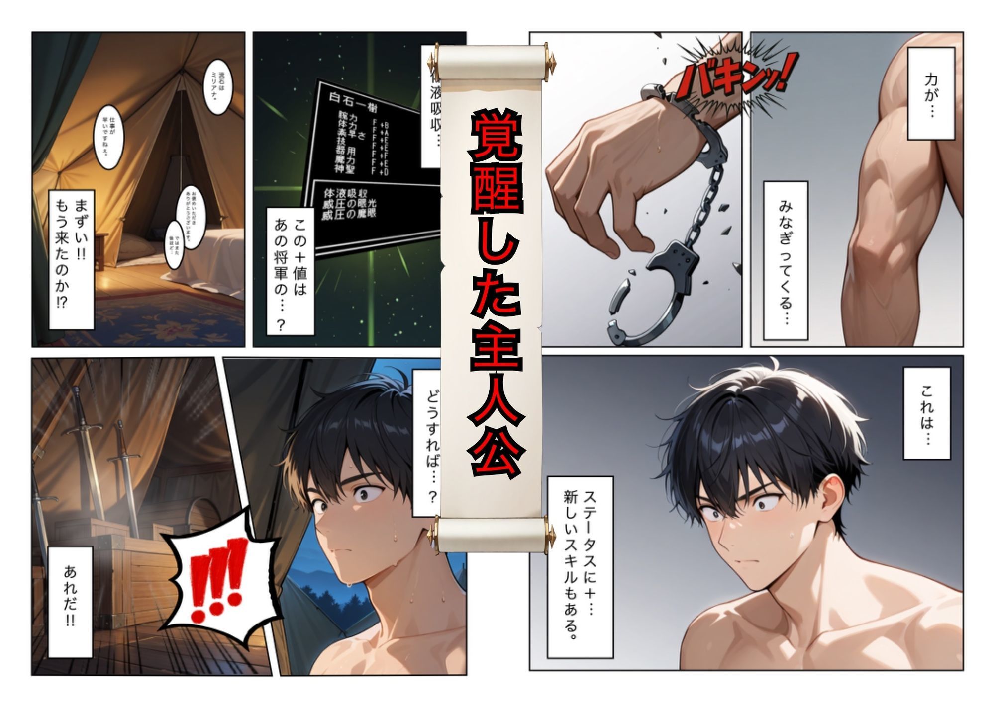 サンプル画像1:勇者選抜で見捨てられた俺のスキル《発汗》実は全能力を奪う《体液吸収》最凶チートでした。  【第二話】(パンティ大佐) [d_704428]