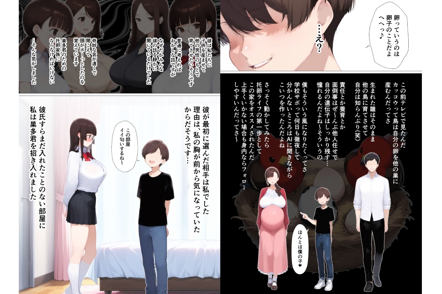 托卵家族  幸せ家族は常識改変チャットAIで托卵専用ハーレムになりました エロ漫画8