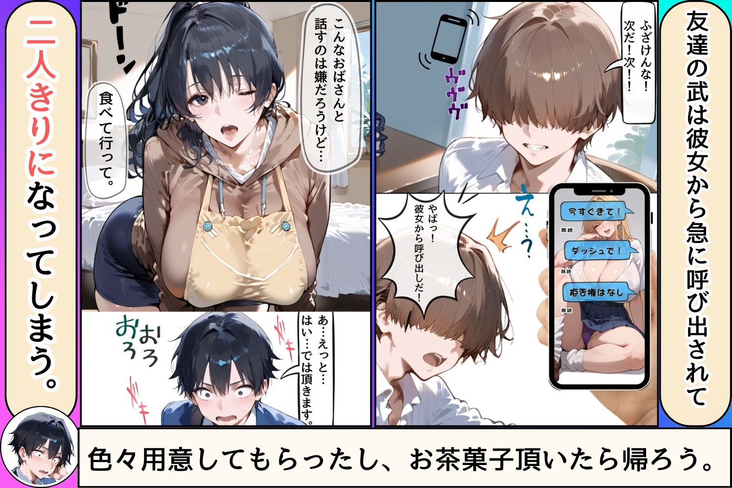 サンプル画像4:セックスレスのシングルマザーが発情したら本当にヤバかった。(くりきんとん) [d_704831]