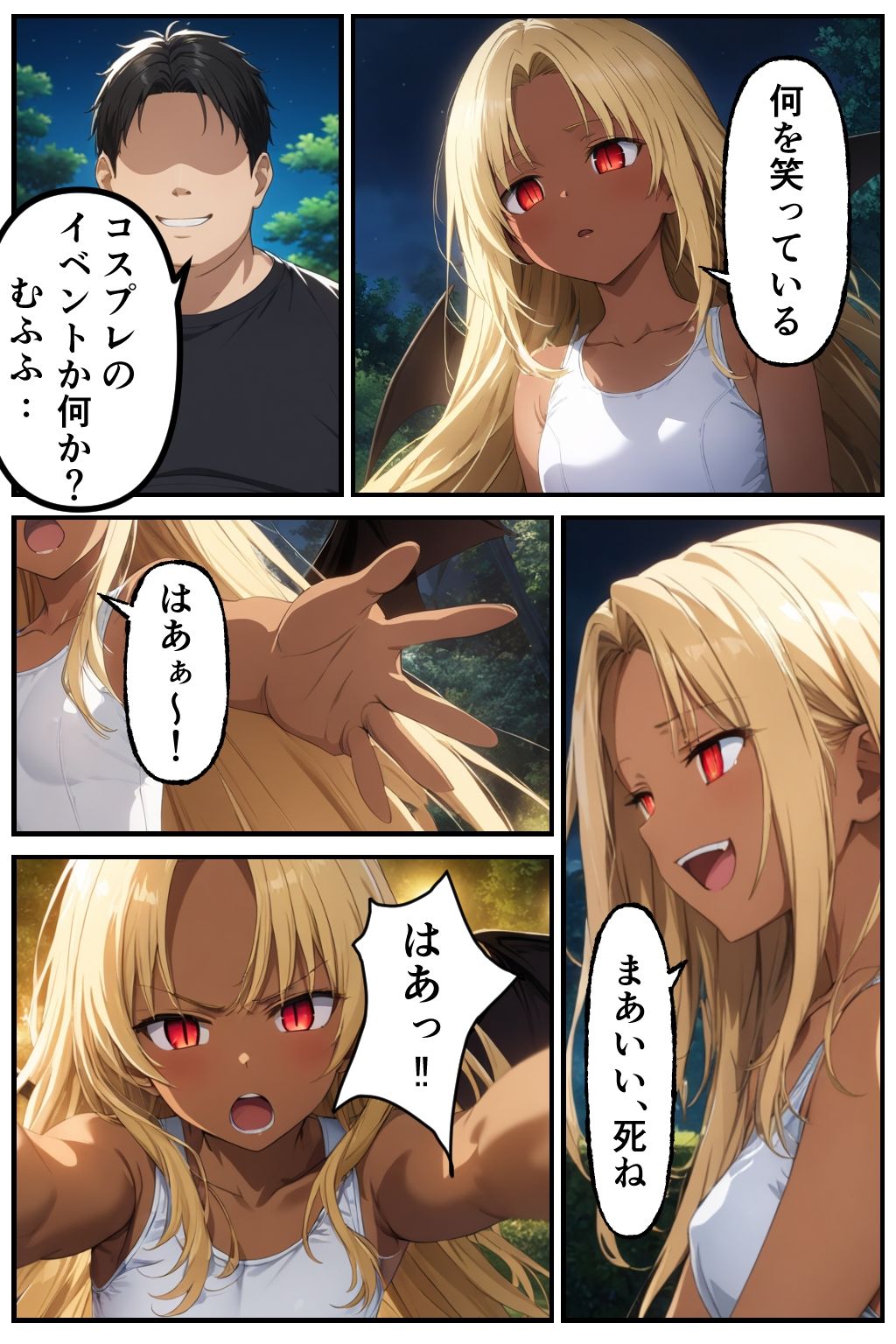 サンプル画像6:魔族に恋して(すたーらいと) [d_705119]