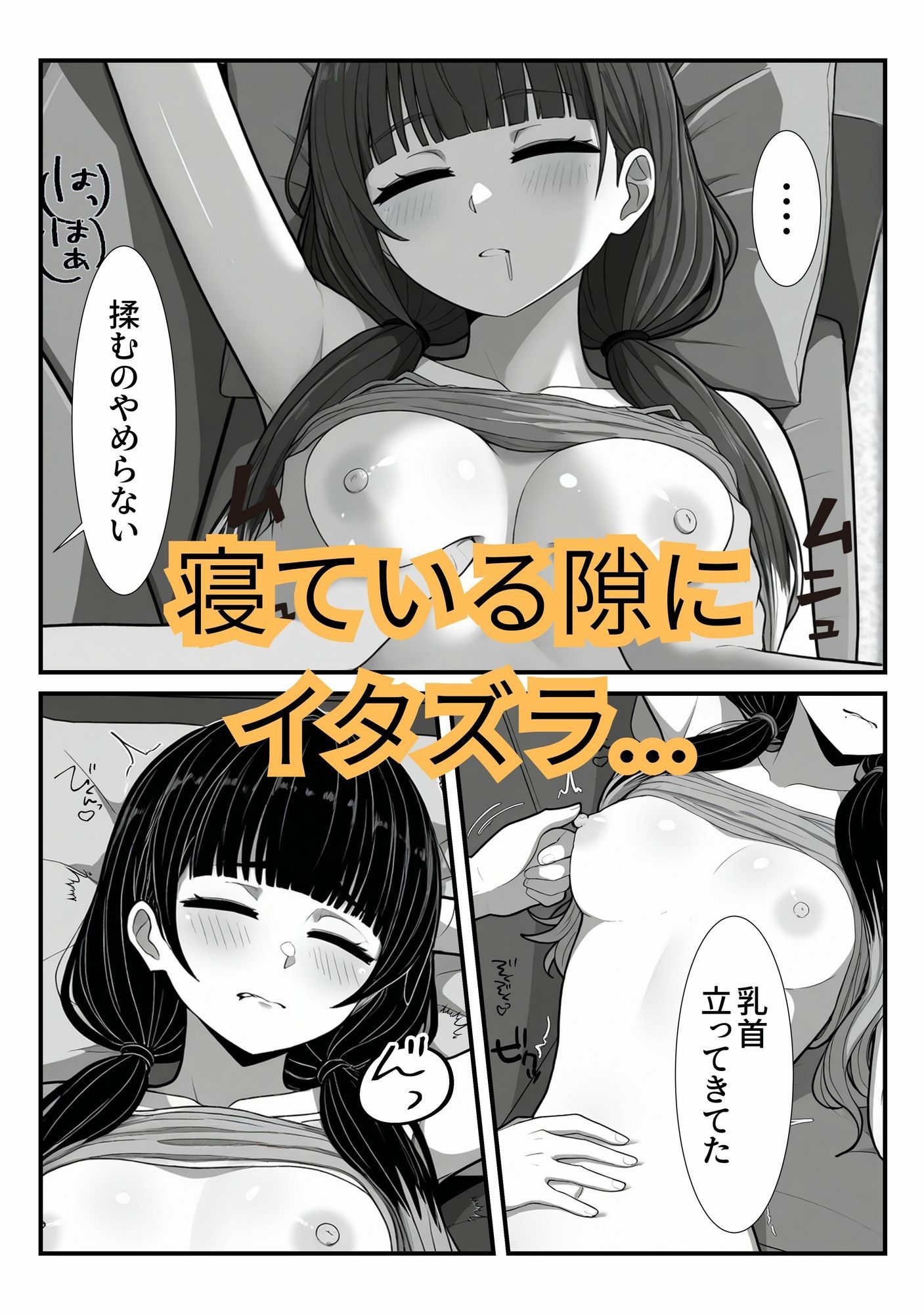 サンプル画像1:昼寝中の姉に手を出した(はやなみ) [d_705123]