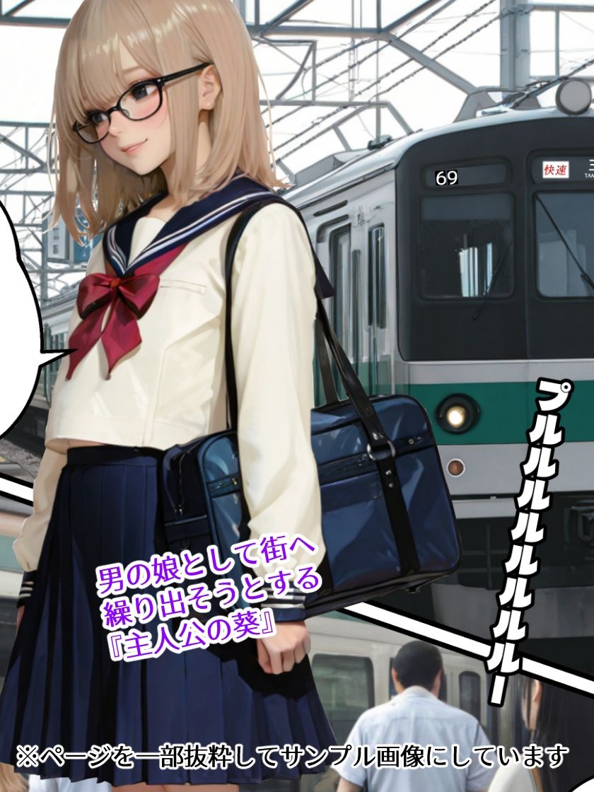 今日から男の娘になりました・幻覚ちか●電車編 画像4