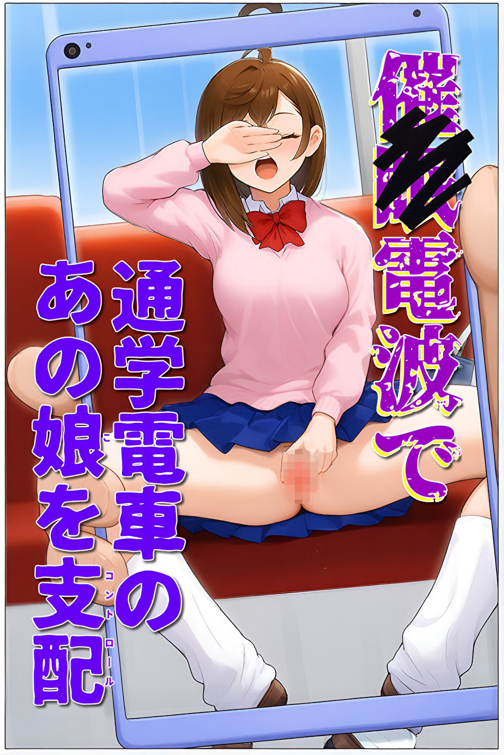 サンプル画像1:催〇電波で通学電車のあの娘を支配(U-Shop) [d_705317]