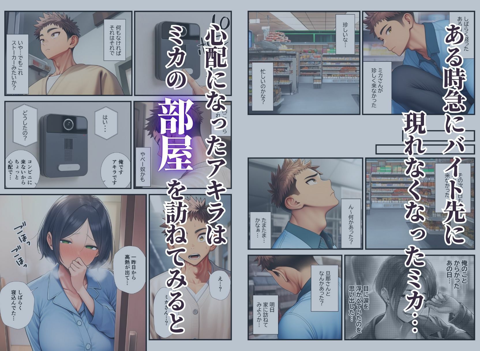 バ先の美人客は隣部屋の人妻熟女〜夫の出張中に朝まで種付けセックスしちゃった話〜 画像6