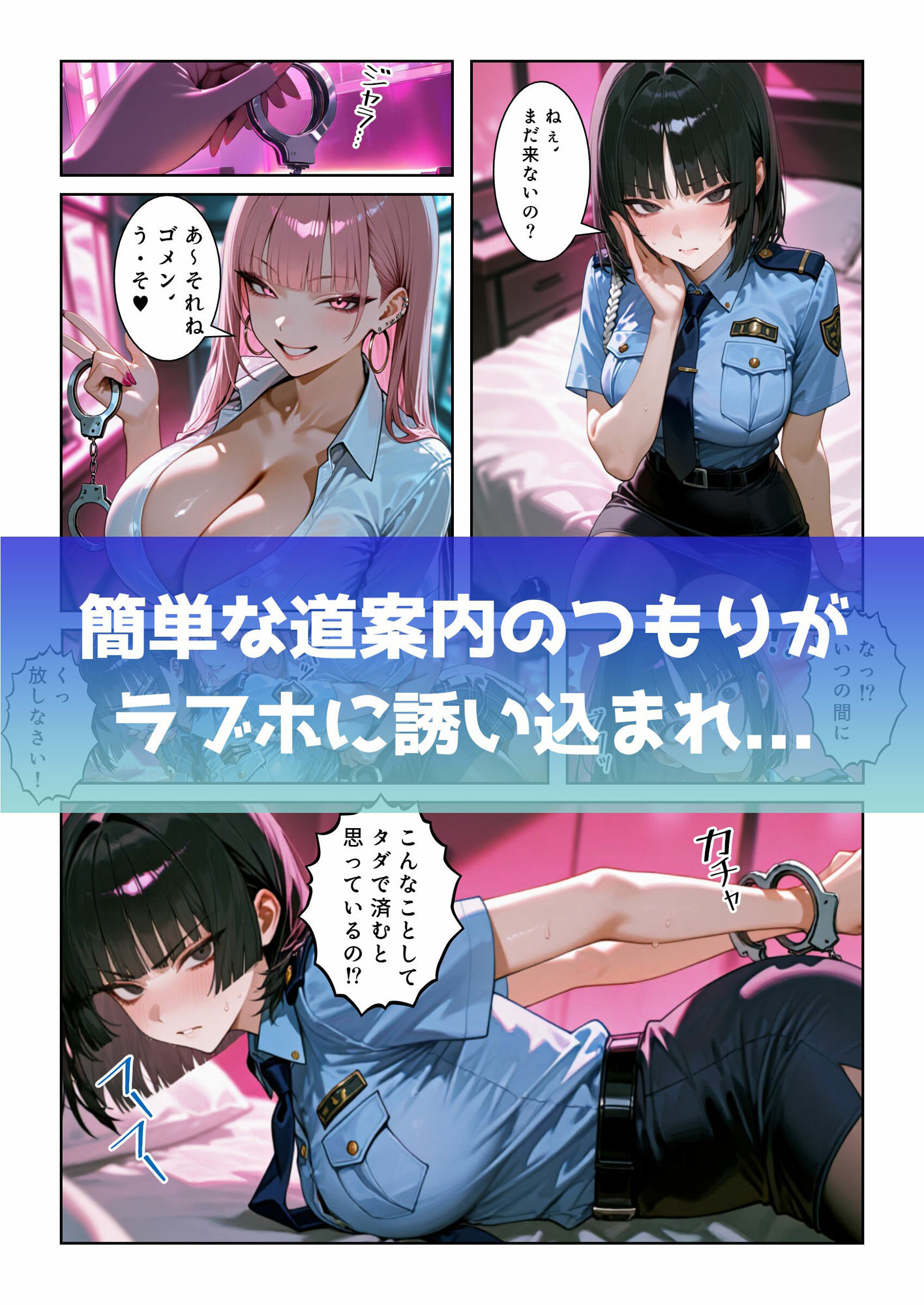 クールで強気な婦警は白ギャルに分からせられる 画像2