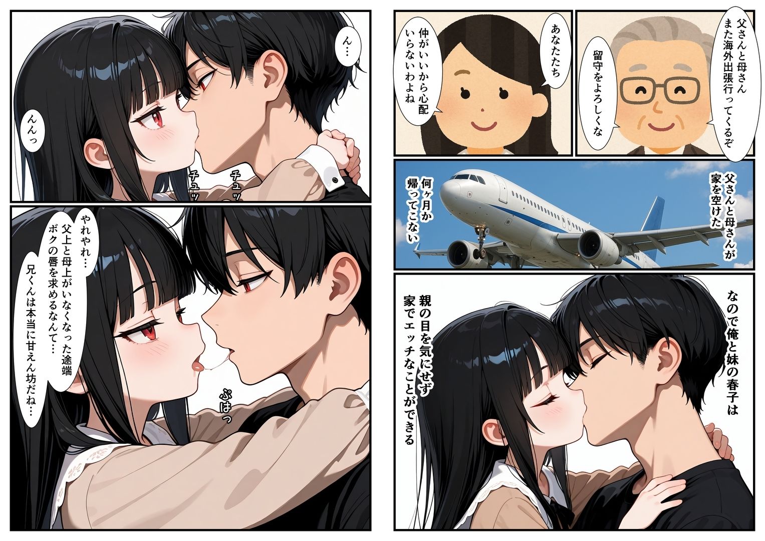 初潮前のボクっ娘妹は兄とコスプレHする 白スク水&メイド服編-1