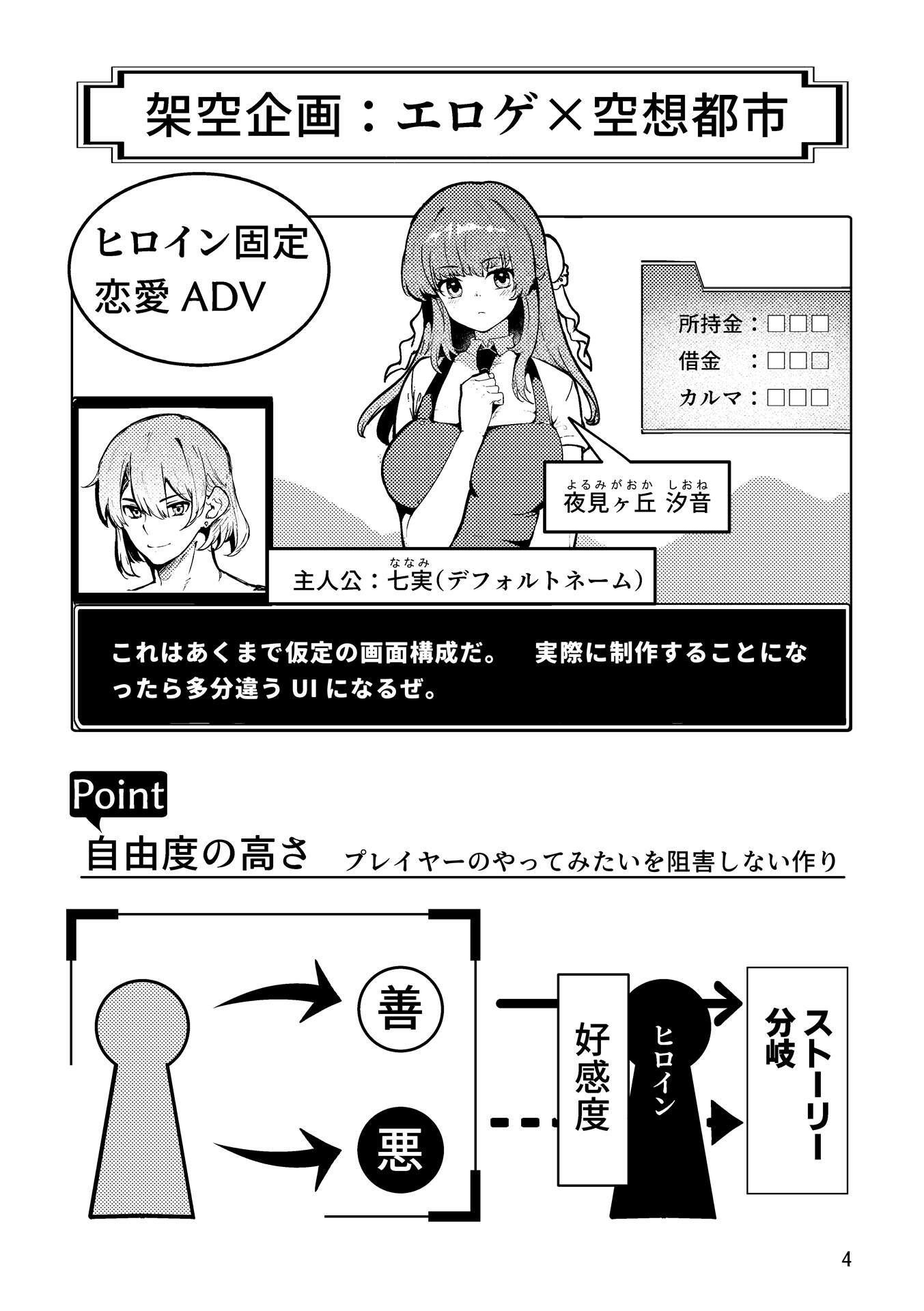 【無料エロ漫画】架空エロゲを作った話(パノラマ通信局) d_706200