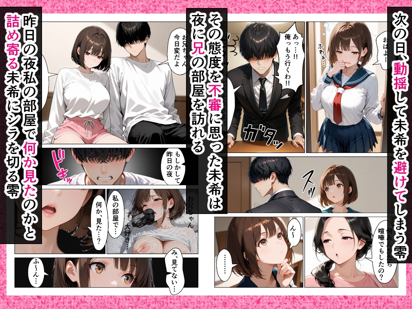 サンプル画像4:俺のことが大好きな爆乳妹と生ハメしたら中出しあまあまセックスに発展した話(りんごパイ) [d_706308]