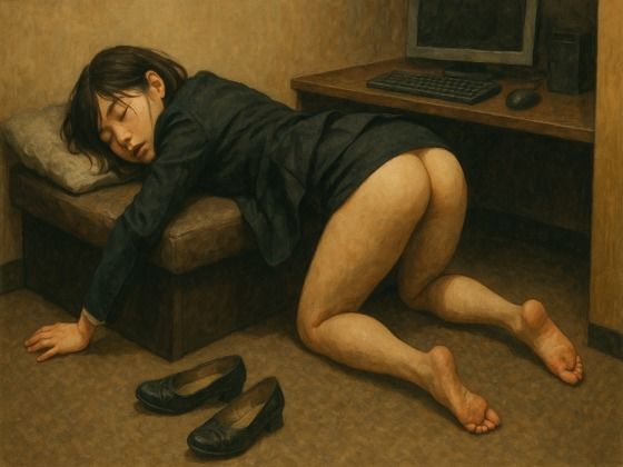 彼女の泥●ネットカフェ 画像1