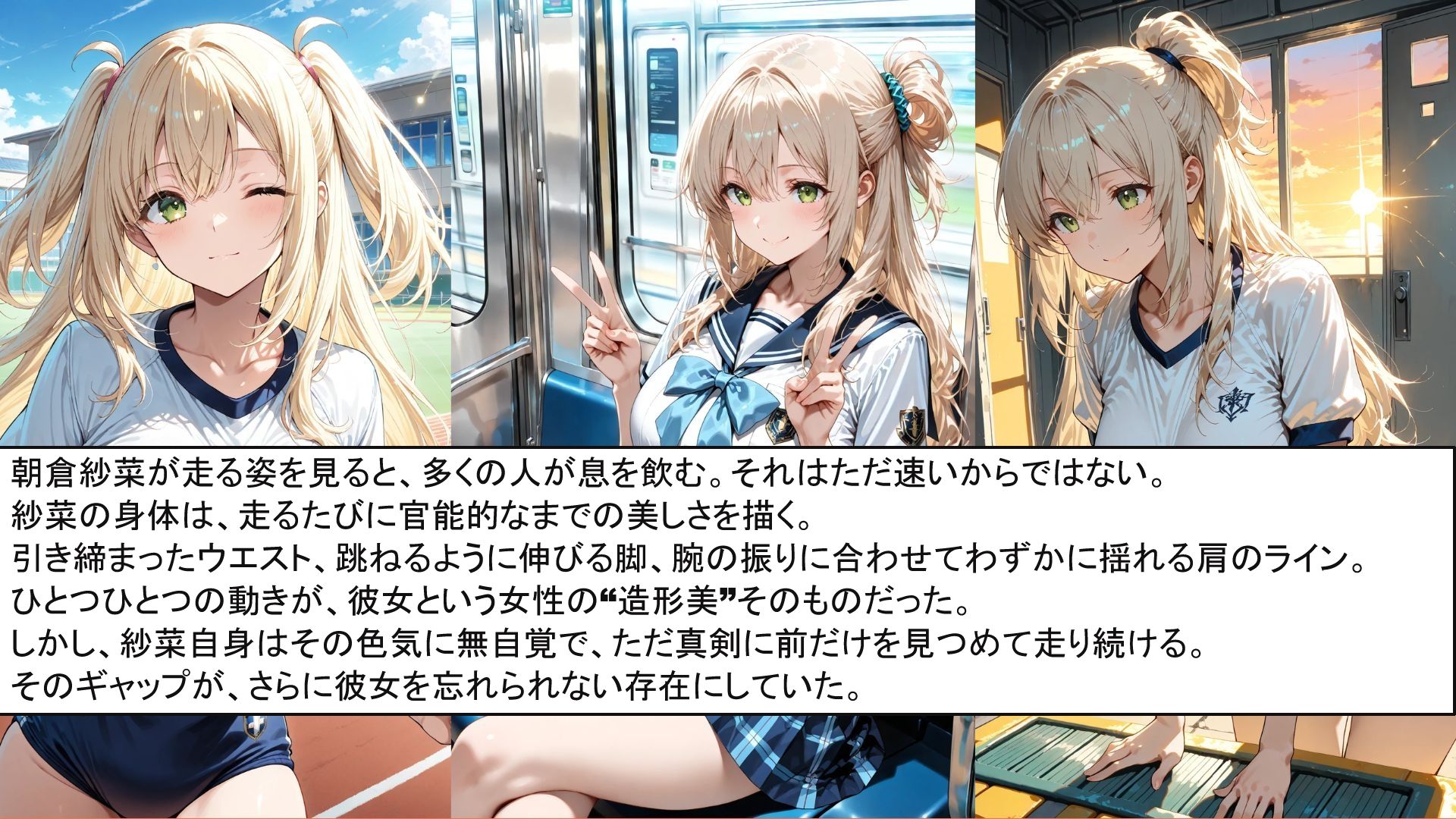 サンプル画像1:ブルマの肢体を這う縄、甘い支配に溶けていく夜(緊縛同人) [d_706974]