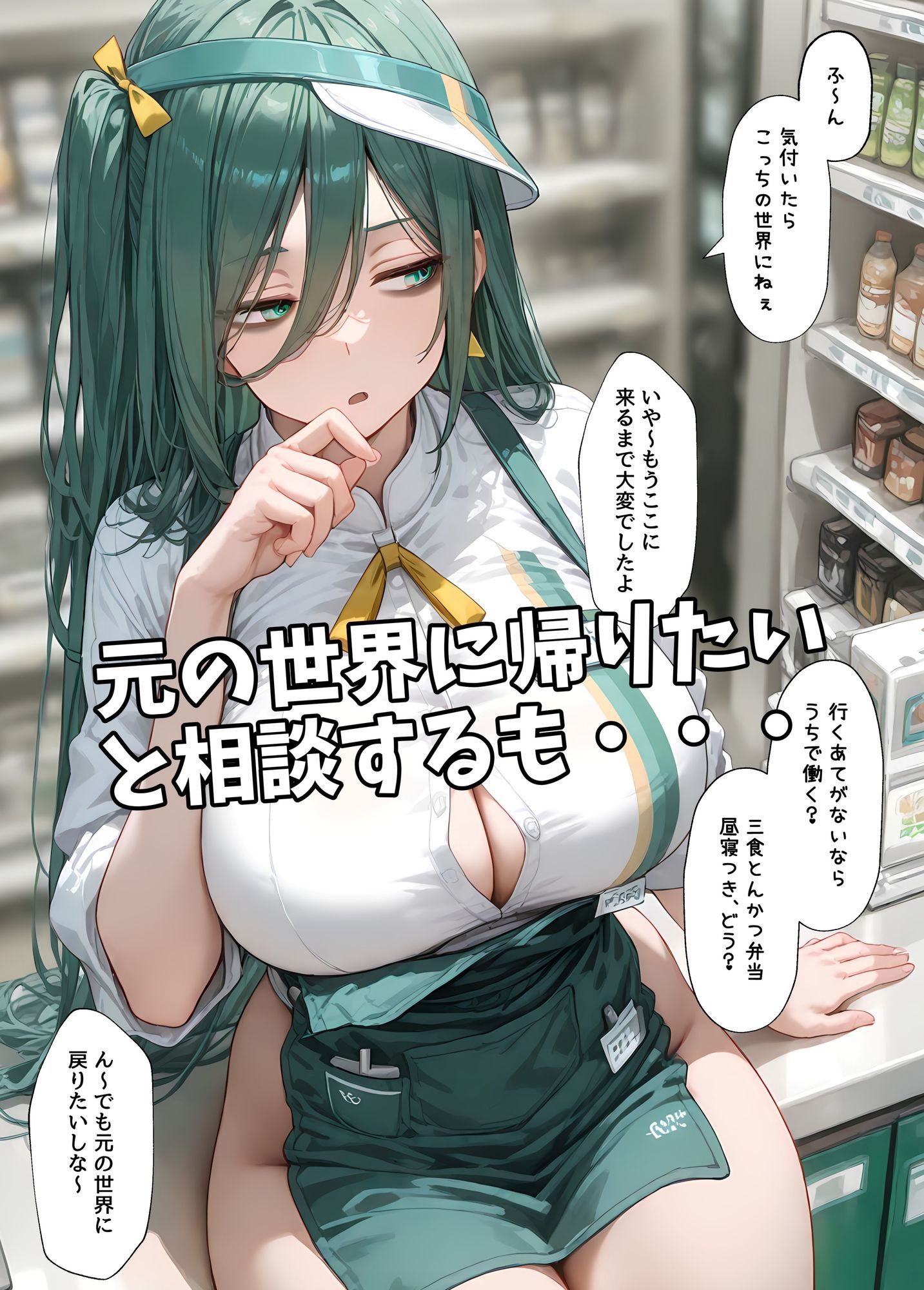 ダウナー巨乳コンビニ店員〜店の商品全部買ったらオマケがエッチすぎた 画像3