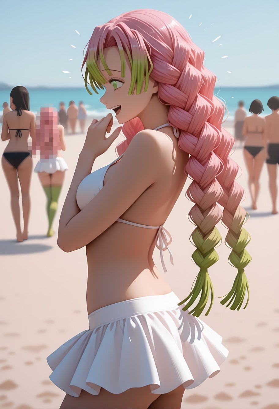 恋柱、灼熱ビーチで炎の呼吸を孕み溶かす完全凌●録 画像3