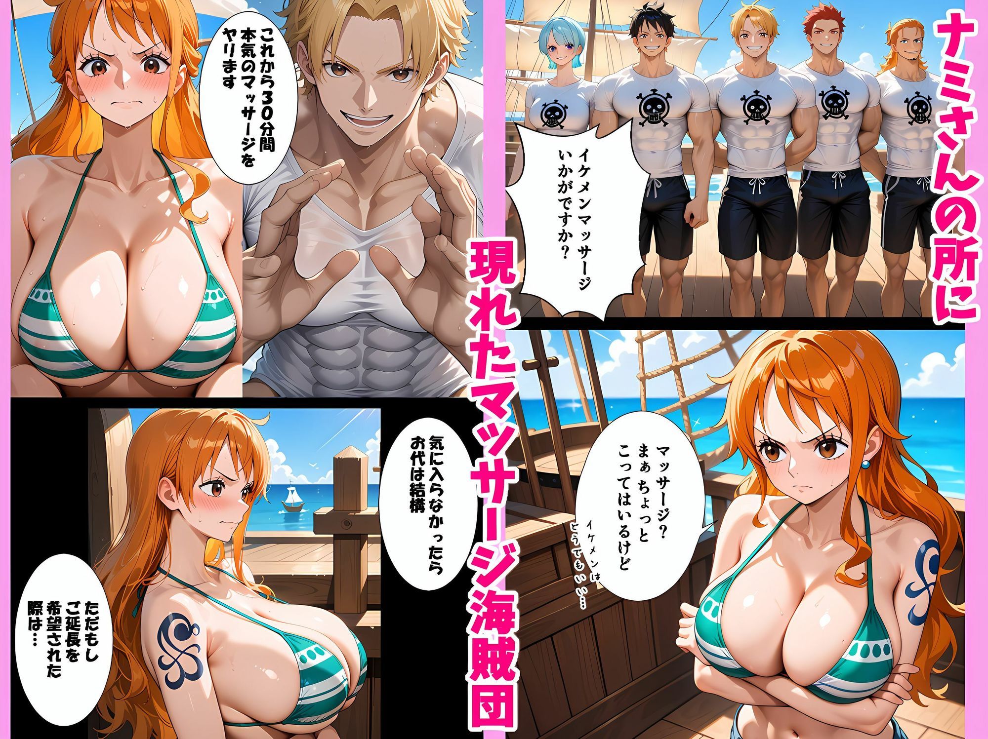 サンプル画像1:俺たちのナ〇さんがマッサージなんかでNTRされる訳ない(虚無カオス) [d_707238]