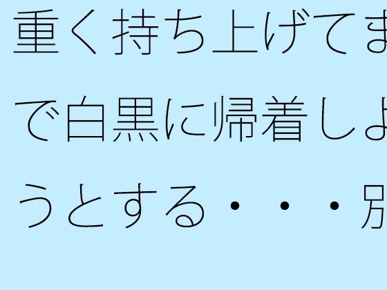 重く持ち上げてまで白黒に帰着しようとする・・・別のところに要点はあることを・・